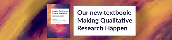 A new textbook on the qualitative research process, from start to finish